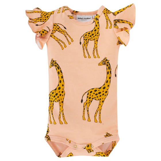 Mini Rodini Giraffe onesie 